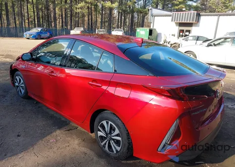 2018 Toyota Prius Prime Advanced from USA, damaged, VIN JTDKARFP0J3078938